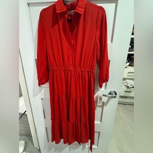 Nanette Lepore Scarlet Long Sleeve Dress